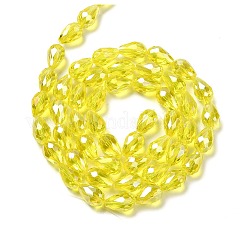 Стеклянные бусины с гальваническим покрытием &nbsp;EGLA-D015-15x10mm-30-A