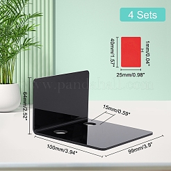 Держатели для хранения акрилового настенного клея ODIS-WH0030-47C