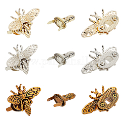 Сплав сумка поворотный замок аксессуары AJEW-PH0017-69