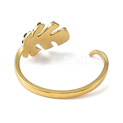 Кольца-манжеты из нержавеющей стали 304 со стразами для женщин&nbsp;RJEW-F166-24G-02