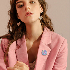 Набор для изготовления броши из нержавеющей стали 304 в виде купола своими руками DIY-UN0056-15