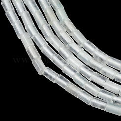 Окрашенные природные белый нефрит бисер пряди&nbsp;G-P600-B07-01D