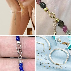 20 шт. 2 цвета латунные обжимные бусины&nbsp;KK-CJ0001-92