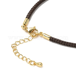 Изготовление ожерелья из плетеного нейлонового шнура толщиной 2.5 мм FIND-G095-01G-05