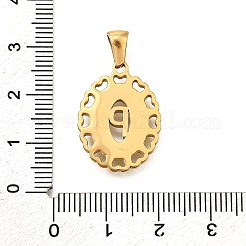 Подвески из нержавеющей стали 304 золотистого цвета STAS-K300-02G-P