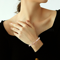 12 шт. 2-х цветная латунь с подвесками из прозрачного кубического циркония ZIRC-BBC0002-63