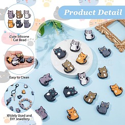 6 цвет пластиковых бусин&nbsp;FIND-HS0001-05