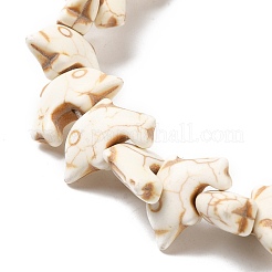 Синтетических нитей бирюзовые бусы G-P507-08A