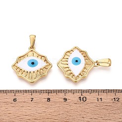 Подвески из нержавеющей стали 304 и эмали&nbsp;STAS-T072-81A-G