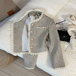 2 шт. пуговицы из сплава с 1 отверстиями&nbsp;BUTT-LP0001-75