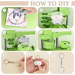 30 комплект наборов для самостоятельного изготовления брелоков из АБС-пластика&nbsp;DIY-GA0008-96B