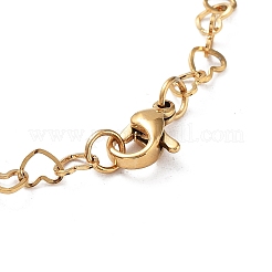 Ионное покрытие(ip) ожерелья из нержавеющей стали 304&nbsp;NJEW-Q335-07A-G