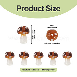 1 нить бусины лэмпворк ручной работы&nbsp;LAMP-TA0001-84H