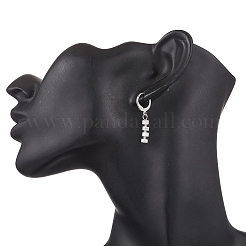 Серьги-гвоздики с застежкой-рычагом из натурального хаулита из нержавеющей стали 304&nbsp;EJEW-JE06520-02