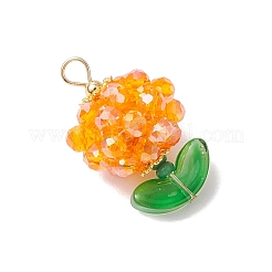 Цветок стеклянные подвески&nbsp;PALLOY-MZ00805