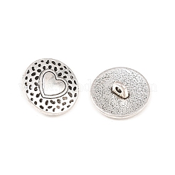 Тибетский стиль кнопки сплава хвостовиком&nbsp;TIBE-Q044-04AS-RS