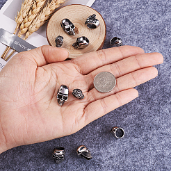 Европейские бусины из нержавеющей стали 304 STAS-TA0004-24