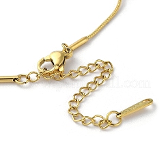 Ожерелья с подвеской в форме сердца из нержавеющей стали 304 NJEW-Z026-01G