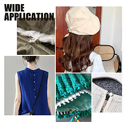 20 ярд 2-цветной эластичной кружевной отделки Chinlon&nbsp;DIY-PH0008-47