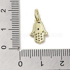 Латунные микро проложить кубического циркония подвески KK-E092-25G-02