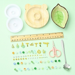 Набор для изготовления браслета из бисера своими руками в технике лэмпворк DIY-FZC0001-01A