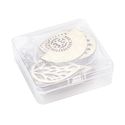 Наборы для изготовления деревянных висячих серег своими руками X1-DIY-FS0001-67