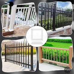 15 шт. ПВХ-крышка для ног ограждения&nbsp;FIND-WA0001-03