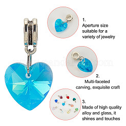 Подвески из гальванического стекла&nbsp;PALLOY-GO00007