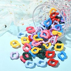 180шт 9 цвета акриловое связующее кольцо&nbsp;MACR-CJ0001-51