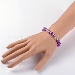 Милые матовое стекло вышитый бисером BJEW-JB01838