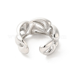 Латунные открытые кольца манжеты RJEW-P098-08P