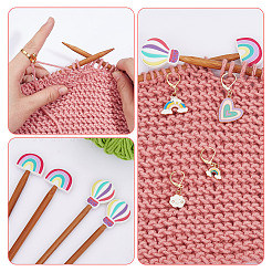 Наборы инструментов для вязания радуги своими руками HJEW-NB00095