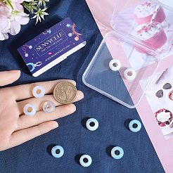 16 шт. европейские бусины из опалита&nbsp;G-SC0003-03A