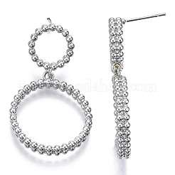 Серьги-гвоздики из латуни KK-N232-107P-NF