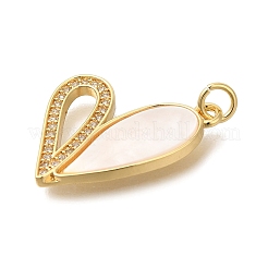 Латунные микро проложить кубического циркония подвески&nbsp;KK-R002-13G