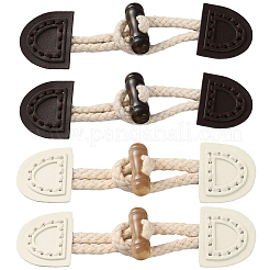 8 шт. 2-х цветные пряжки из искусственной кожи с застежкой-молнией&nbsp;FIND-CY0001-31B