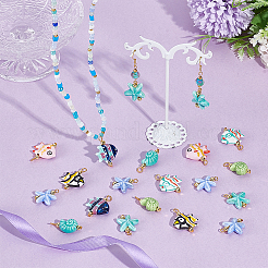 20 шт. фарфоровые подвески ручной работы&nbsp;PALLOY-NB00018