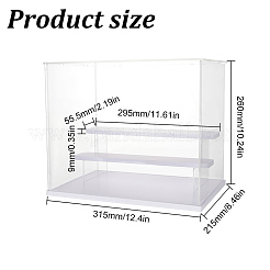 Прозрачная пластиковая витрина для минифигурок&nbsp;ODIS-WH0025-142B