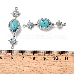 Латунные застежки из прозрачного кубического циркония с микропаве KK-G505-37P