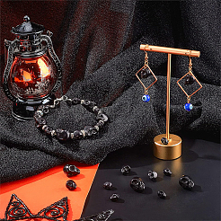 Окрашенные синтетические бирюзовые бусы нити&nbsp;G-AR0005-73A