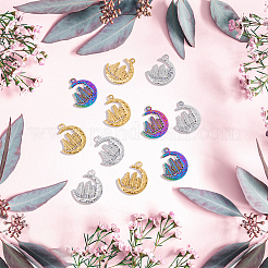 24 шт. подвески из нержавеющей стали 304 двух цветов&nbsp;STAS-DC0013-13