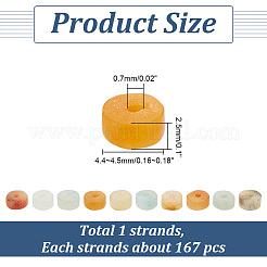 1 нить бусин из натурального цветка амазонита G-AR0005-85