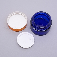 Стеклянная банка для крема CON-WH0076-01B