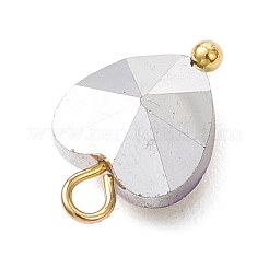 Прозрачные стеклянные амулеты PALLOY-JF04198-01