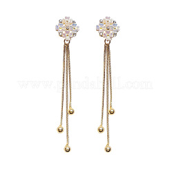 Серьги-подвески из сплава и акрила&nbsp;FS-WGA6A79-01