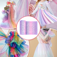 Сетчатая ткань из полиэстера DIY-WH0589-77B