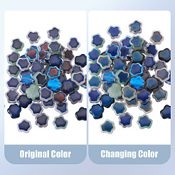 50шт 5 цвета стеклянные бусины&nbsp;GLAA-SP0001-58