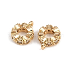 Латунные поручни из прозрачного кубического циркония с микропаве KK-C115-19G