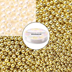 1800 шт. Акриловые и абс-пластиковые бусины с имитацией жемчуга&nbsp;DIY-YW0001-97