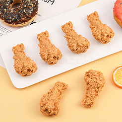 6 шт. искусственная пластиковая жареная куриная ножка модель&nbsp;DJEW-SC0001-17A